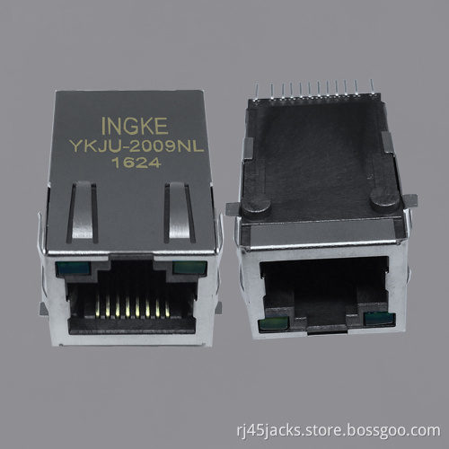 Ingke YKJU-2009NL 100% cross J3011G21DNL 10/100 Base-T SMT RJ45 Magnetic Jack Connector